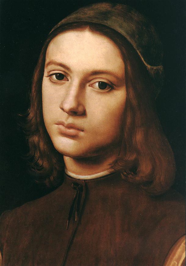 Portrait of a Young Man (detail) af